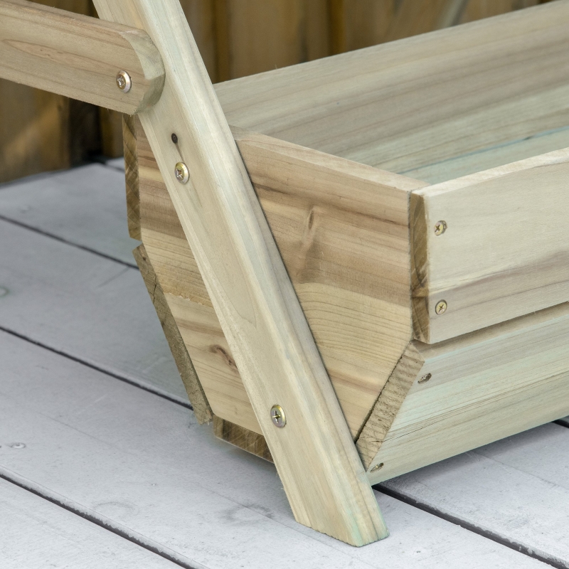 Best 3 Tier Raised Garden Bed Wooden Elevated Planter Box Kit, 66L for Flower, Vegetable, Herb, 65x75x78cm, Green - Image 9