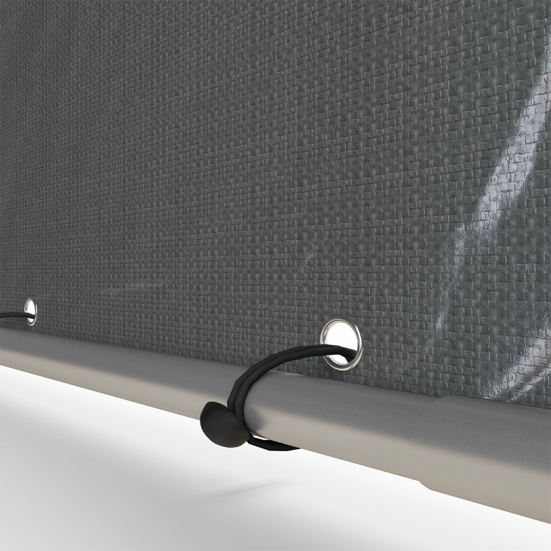 Best 1.6 x 2.2m Garden Storage Shed Tent, with Accessories - Light Grey - Image 9