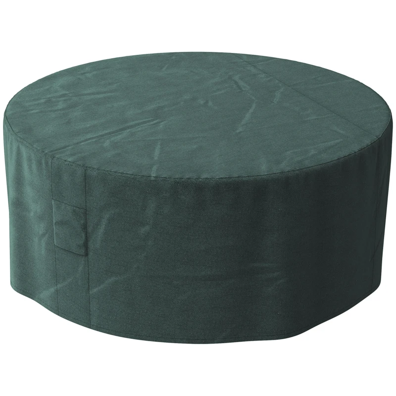 Best Garden Patio Large Furniture Set Round Cover 600D Oxford Waterproof, Ф193 x 80H cm, Green