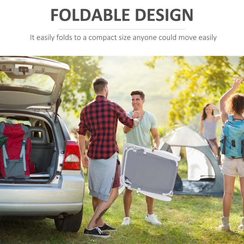 Best Foldable Sun Lounger, Outdoor 4 Level Adjustable Backrest Reclining Lounge Chair with Armrests for Patio, Garden, Grey - Image 6