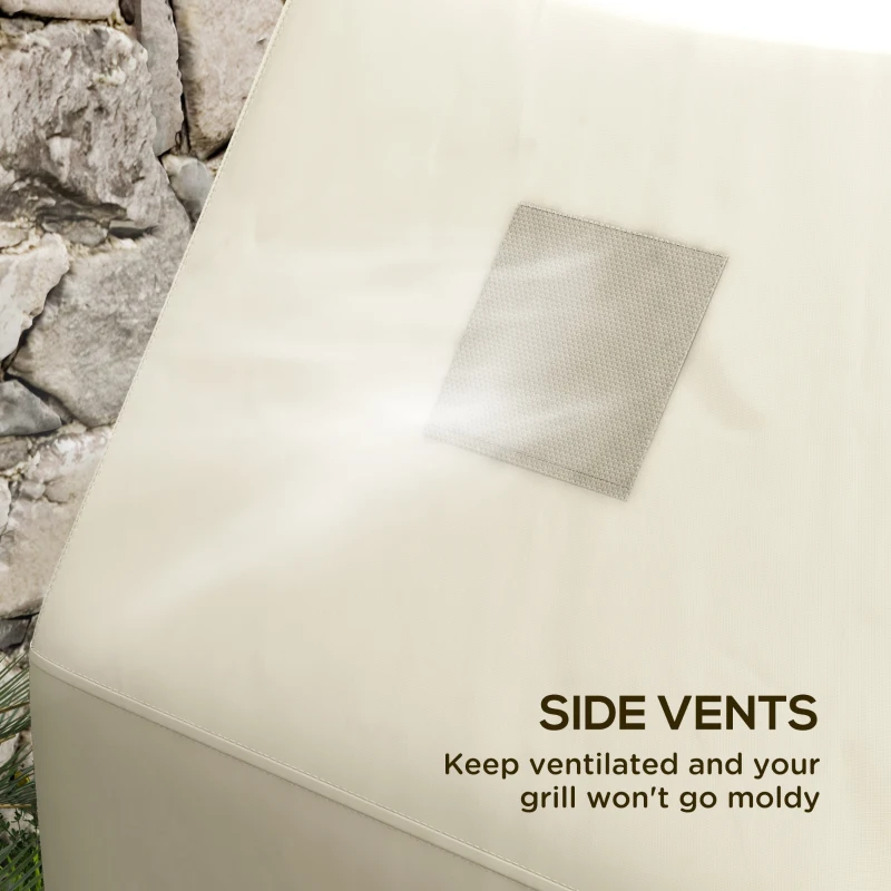 Best 66W x 152Lcm PU Coated Protective Grill Cover - Beige - Image 6