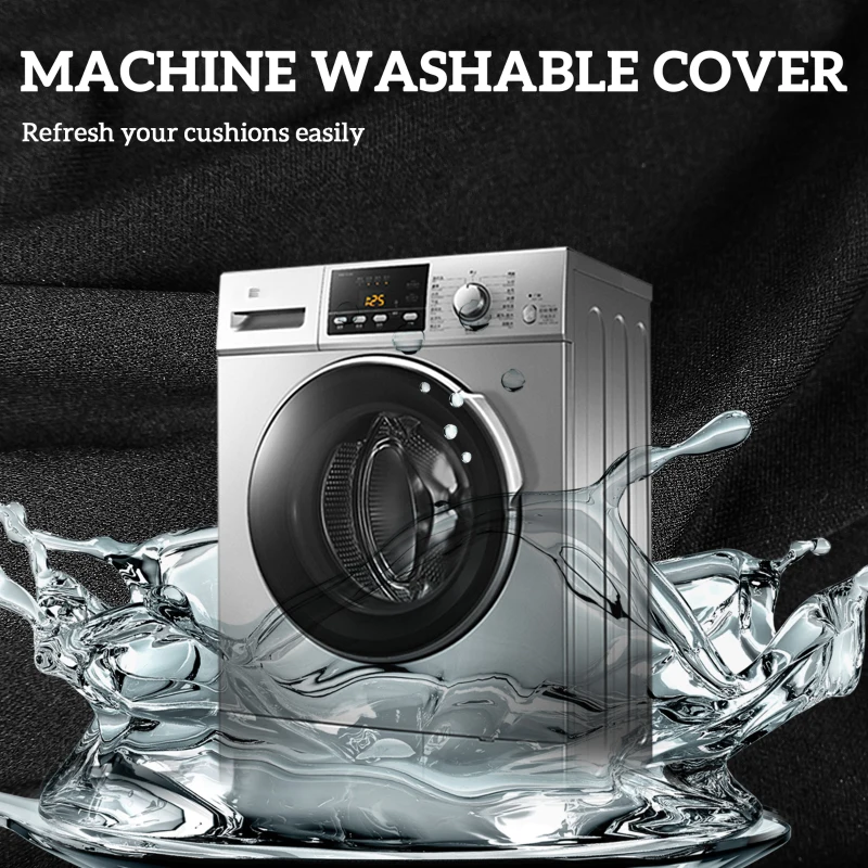 Best Set of 14 Dining Set Cushions - Black - Image 6