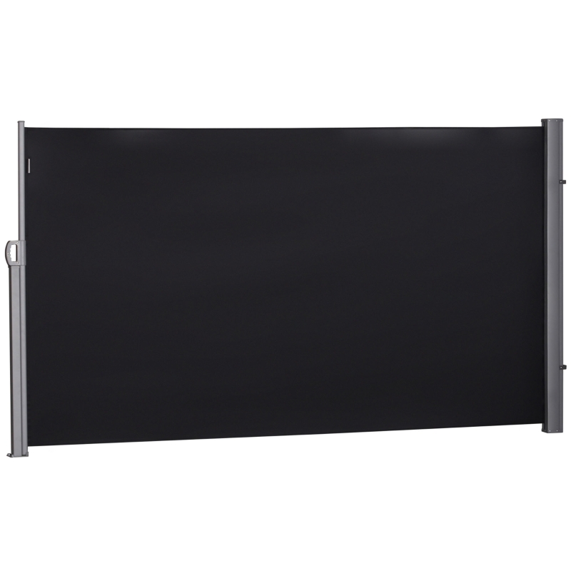Best Retractable Sun Side Awning Screen Fence Patio Garden Wall Balcony Screening Panel Outdoor Blind Privacy Divider (3x1.8M, Black) - Image 11