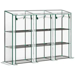 Best 46 x 215cm Nine-Shelf Greenhouse