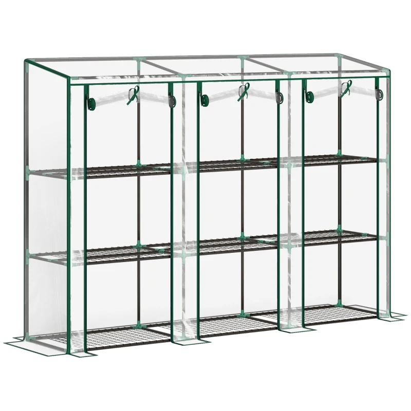 Best 46 x 215cm Nine-Shelf Greenhouse