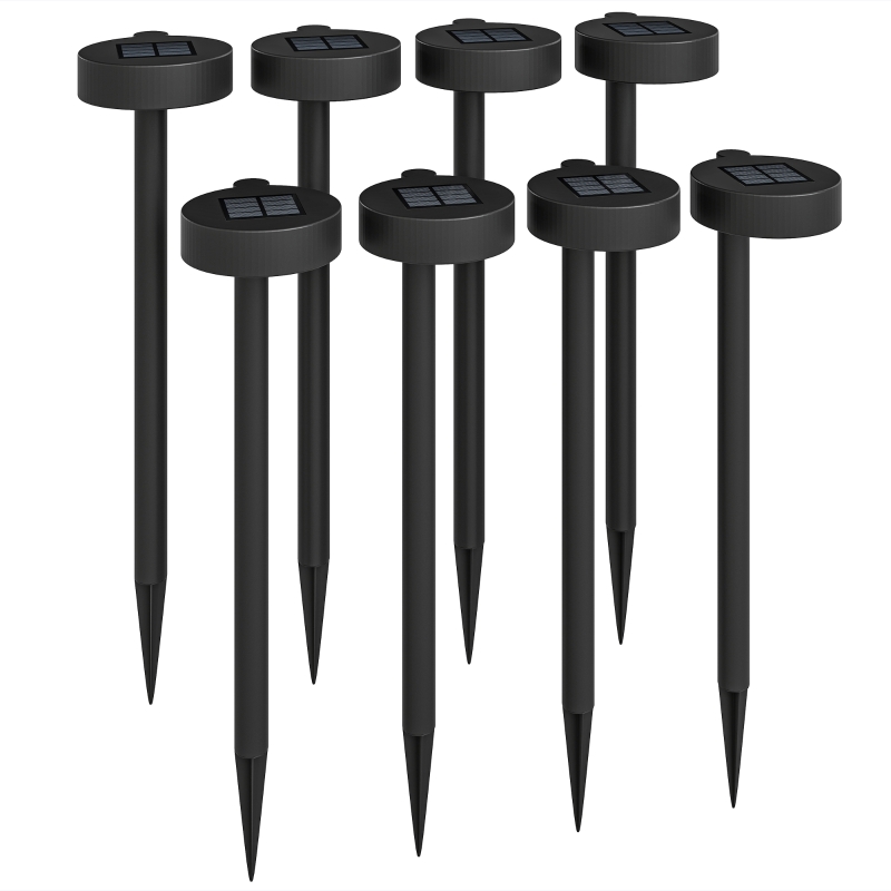 Best Solar Lights Outdoor Garden Stake 8 Pack Pathway Lighting, Solar Stake Lights with Auto On/Off LED, IP44 Waterproof Plastic Outdoor Garden Lighting for Path, Patio and Landscape - Image 10
