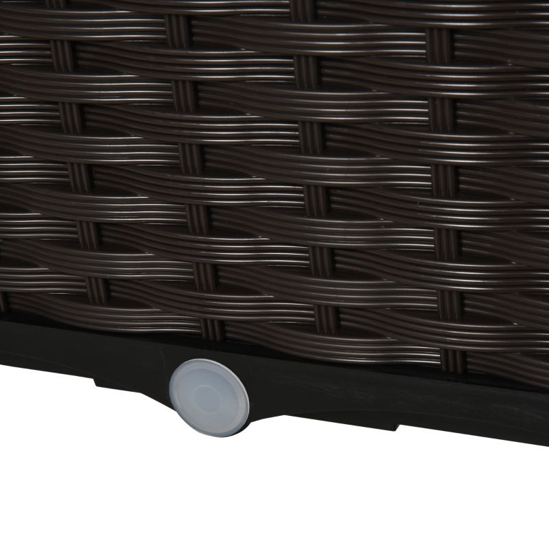 Best Set of 1 26L Garden Raised Bed Elevated Patio Flower Plant Planter Box PP Vegetables Planting Container, Brown - Image 9