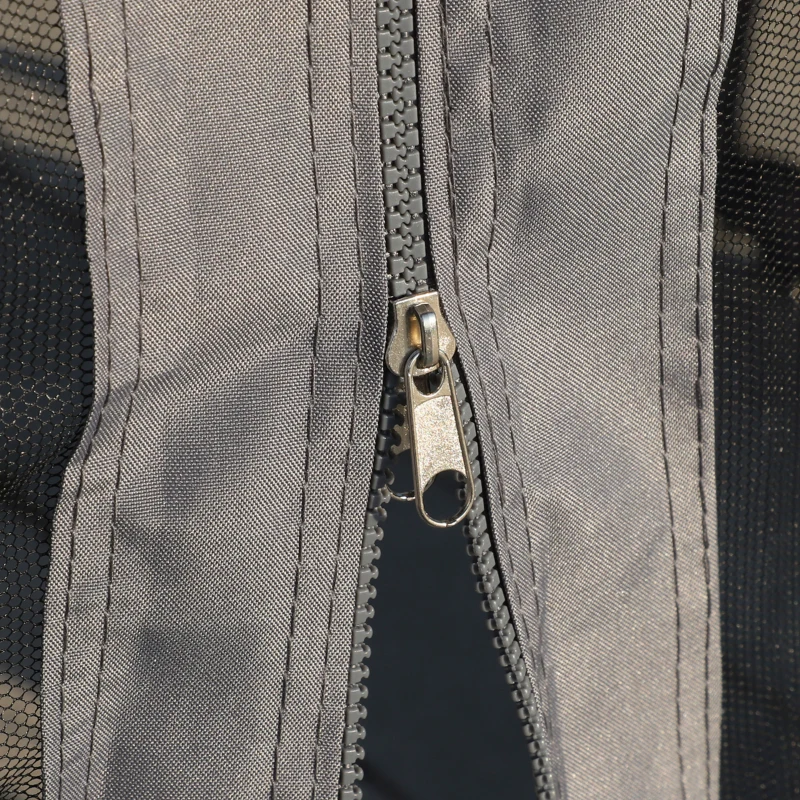 Best 3 x 3(m) Hardtop Gazebo Canopy with Polycarbonate Roof, Steel & Aluminium Frame, Garden Pavilion with Mosquito Netting and Curtains, Black - Image 7