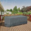 Best Rectangular Patio Garden Furniture Cover Waterproof for 3 Seater Sofa Bistro Set, UV Resistant Protection 600D Oxford Fabric Rattan Lounge Clean Cover, 190 x 72 x 76cm, Grey - Image 10