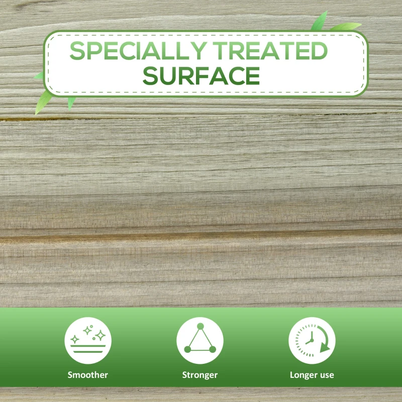 Best Garden Wooden Planters, Raised Garden Bed with Legs and Storage Shelf Elevated Wooden Planter Box - Image 7