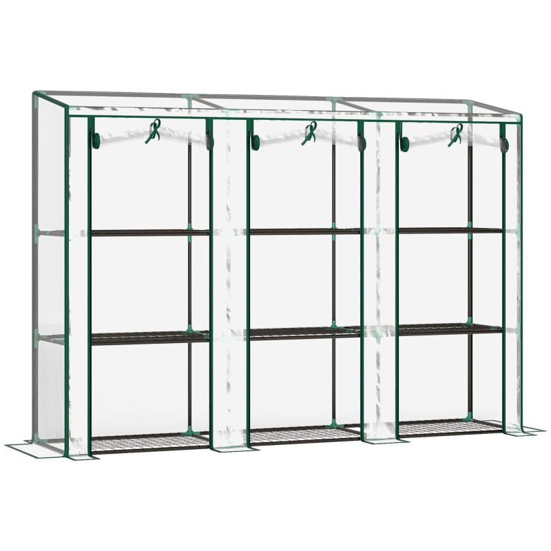 Best 46 x 215cm Nine-Shelf Greenhouse - Image 11