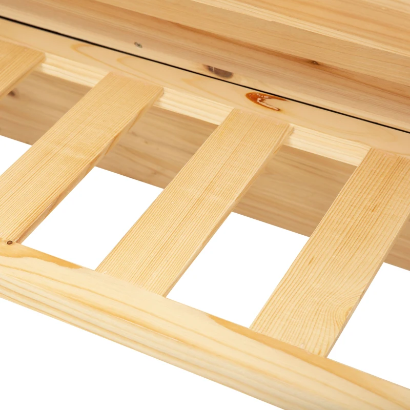 Best 3 Tier Raised Beds for Garden, Wooden Planter Boxes with Clapboard and Hooks, 142L, 120 x 68 x 80cm - Image 8