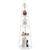 Best Five-Tier Corner Shelf - White - Image 11