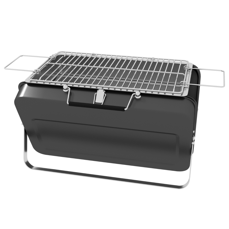 Best Metal Suitable-Style Portable BBQ Grill - Black - Image 11