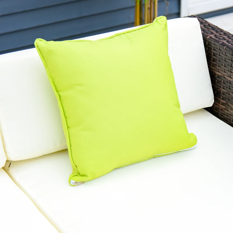 Best 4-Seater Rattan Sofa Set Garden Outdoor Sectional Sofa Coffee Table Combo Patio Furniture-Brown - Image 8