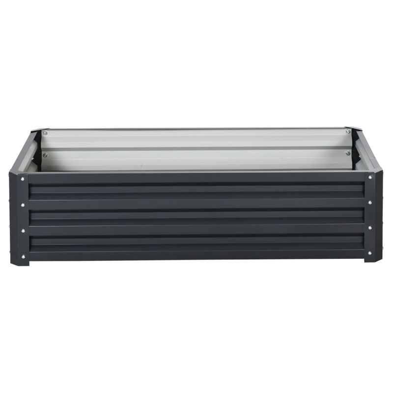 Best Raised Beds for Garden, Galvanized Outdoor Planters, for Herbs and Vegetables, Use for Patio, Backyard, Balcony, Grey - Image 13