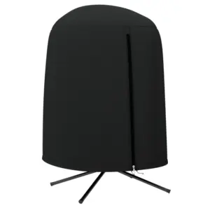 Best 190 x Φ128cm Hanging Egg Chair Furniture Cover - Black