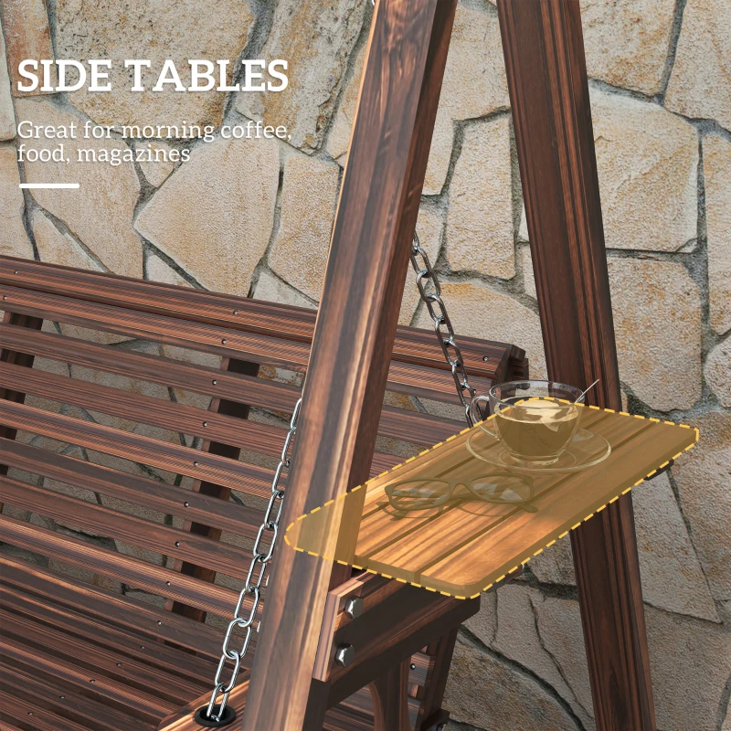 Best Three-Seater Wooden Swing Bench - Image 5