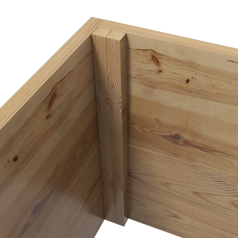 Best Wooden Trellis Planter Box, Raised Garden Bed to Grow Vegetables, Herbs and Flowers, Natural Tone - Image 9