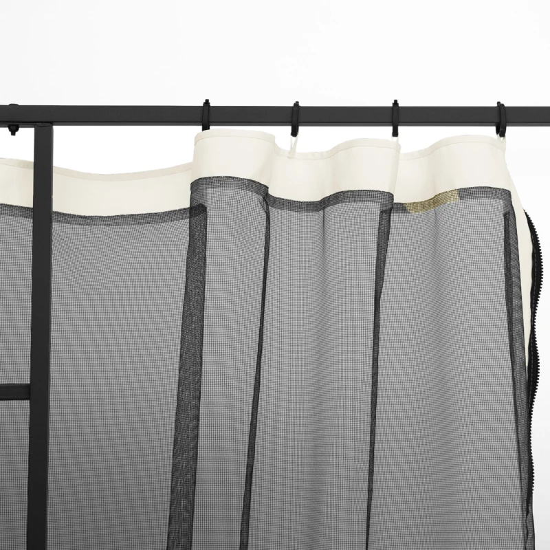 Best 302 x 207cm Universal Replacement Mesh Sidewall Netting for Gazebos and Canopy Tents, (Sidewall Only) White - Image 7