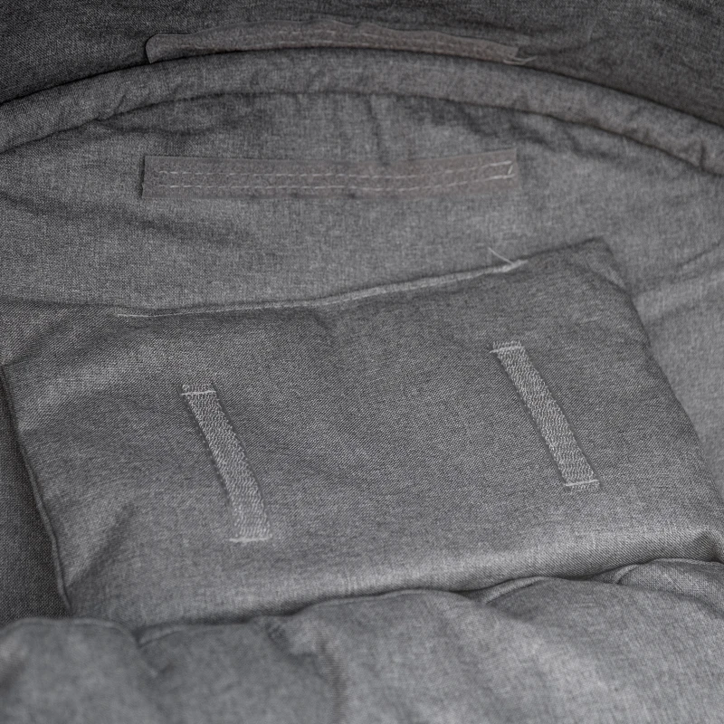 Best Hanging Egg Chair Swing Hammock Chair with Stand, Cushion and Retractable Canopy, for Indoor and Outdoor, Grey - Image 8