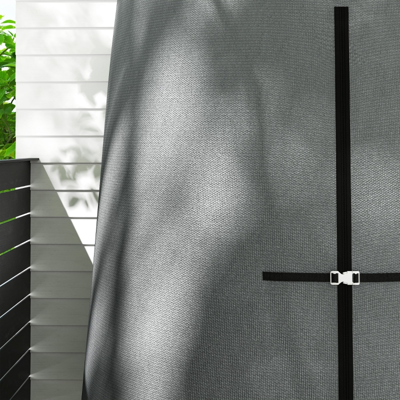 Best 196 x 230 cm Hanging Egg Chair Protective Cover - Grey - Image 9