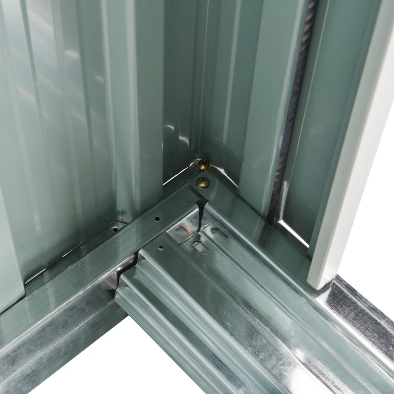 Best 5 x 3ft Garden Storage Shed with Sliding Door and Sloped Roof Outdoor Equipment Tool, Black - Image 8