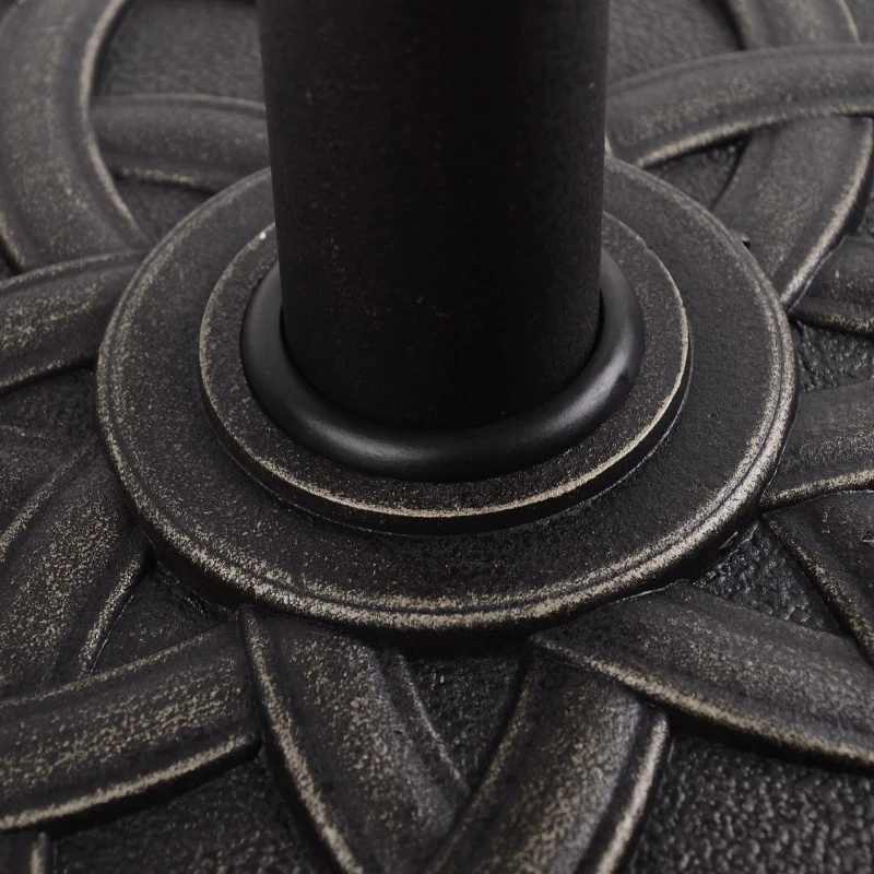 Best 19KG Resin Umbrella Base Garden Parasol Base Stand Round Sun Shade Holder Suitable For Pole Between Φ38mm to Φ48mm - Image 8