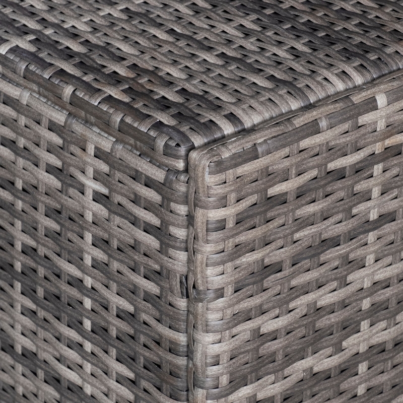 Best 6-Seater Rattan Sofa Furniture Set W/ Cushions, Steel Frame-Grey - Image 9