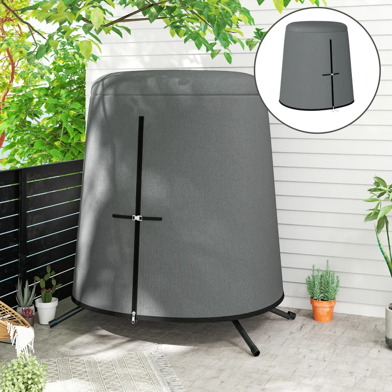 Best 196 x 230 cm Hanging Egg Chair Protective Cover - Grey - Image 2