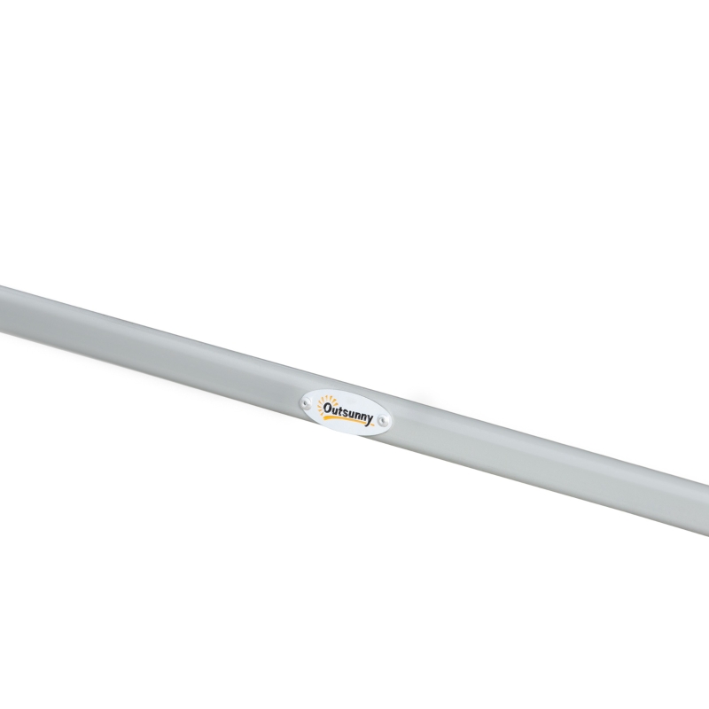 Best Steel Frame Outdoor Garden Padded Sun Lounger w/ Pillow Black - Image 10