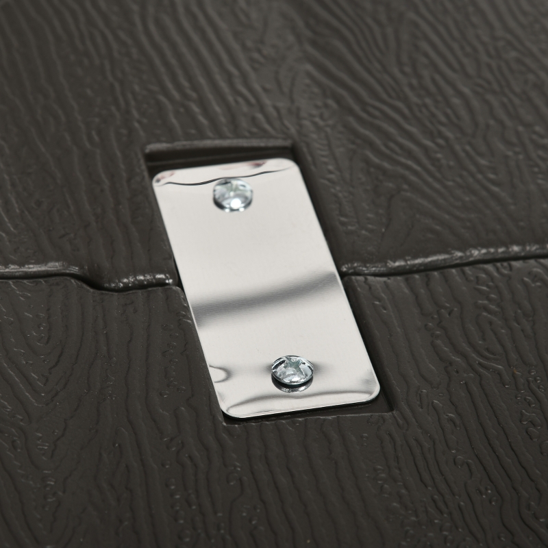 Best Fillable Cantilever Parasol Base Weights with Steel Cross Base, Garden Umbrella Stand Weight with Wheels, 195kg Sand or 170kg Water Filled, Coffee - Image 9