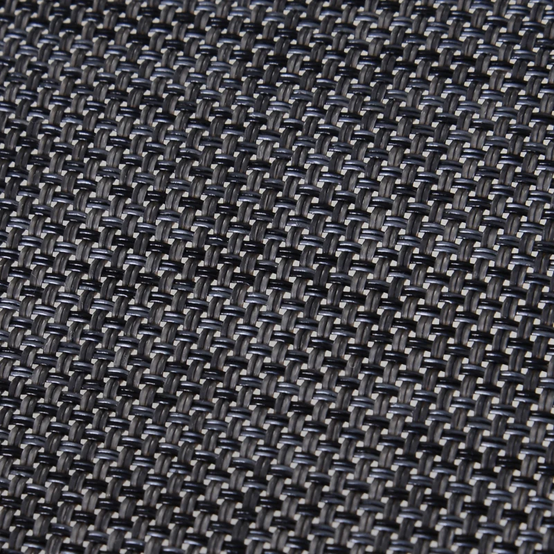 Best Glider Rocking Chair & Table Set 2 Single Seaters Rocker Garden Swing Chair Patio Furniture Bistro Set Grey - Image 8