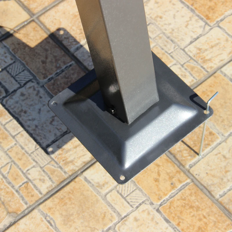 Best 3.5M X 3.5M Metal Pergola Gazebo Awning Retractable Canopy Outdoor Garden Sun Shade Shelter Marquee Party BBQ, Grey - Image 7