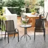 Best Three-Piece Outdoor Garden Set - Black - Image 2