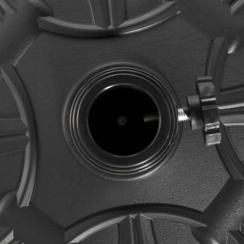 Best 13kg Round Parasol Base Sun Umbrella Weight Stand Holder Patio Outdoor Garden, Black - Image 8