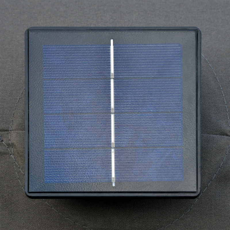 Best 4.4m Double-Sided Sun Umbrella Patio Parasol LED Solar Lights Dark Grey - Image 9