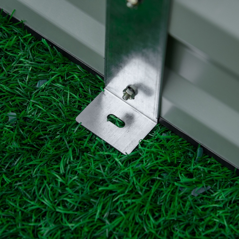 Best Metal Raised Garden Bed Planter Box Outdoor Planters for Growing Flowers, Herbs, Grey, 241x90.5x30cm - Image 9