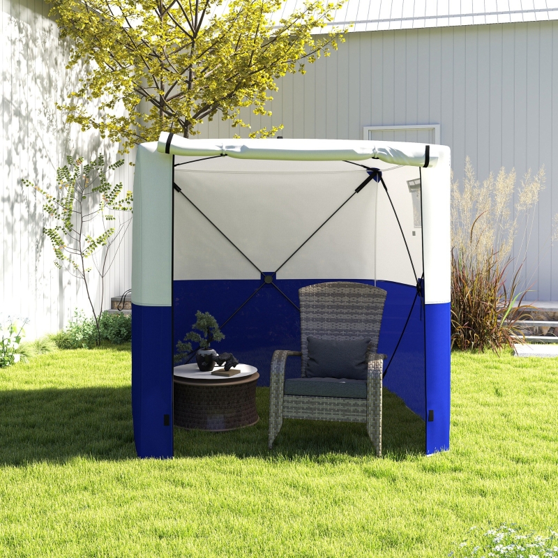 Best 2 x 2m Pop-Up Gazebo, with Accessories - Dark Blue - Image 9