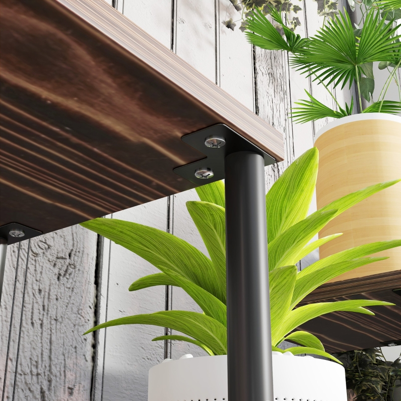 Best Four-Tier Wooden Shelf Plant Stand - Image 9