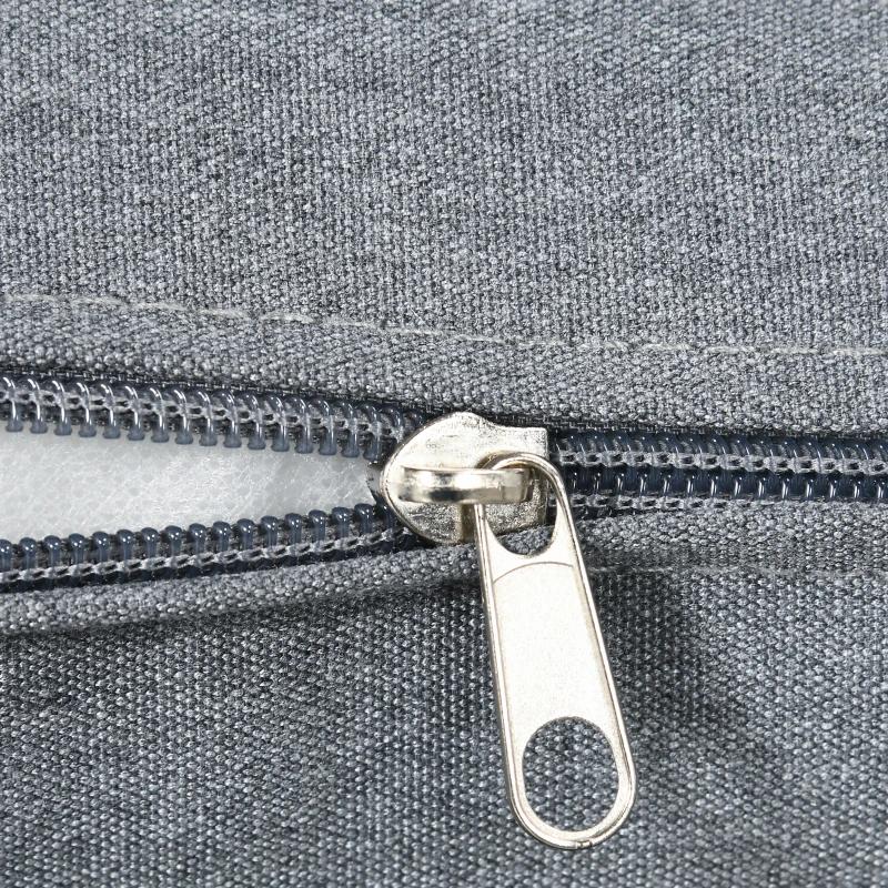 Best 5-Piece Aluminium Garden Furniture Sets, 4 Seater Outdoor Conversational Dining Set with Gas Fire Pit Table Cushions for Yard, Poolside, Patio, Grey - Image 8