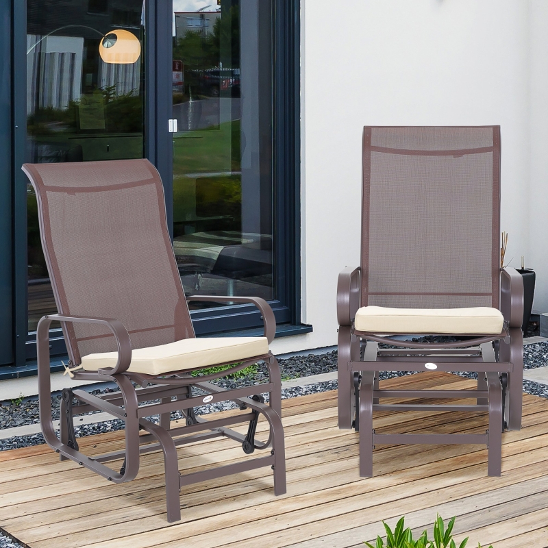 Best Set of 2 Garden Chair Cushions with Ties, 45 x 45 cm Replacement Cushions for Outdoor Furniture, Cream White - Image 10