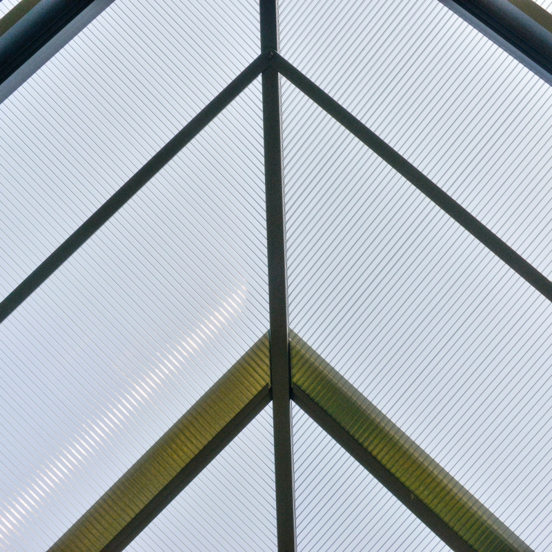 Best 3 x 3(m) Hardtop Gazebo Canopy with Polycarbonate Roof, Aluminium Frame, Permanent Pavilion Garden Gazebo with Netting and Curtains for Patio, Deck, Dark Grey - Image 13