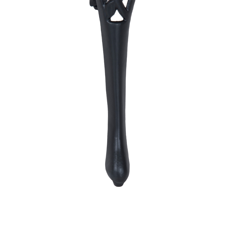 Best 3 Pcs Aluminium Bistro Set Garden Furniture Dining Table Chairs Antique Outdoor Seat Patio Seater Black - Image 8