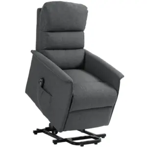 Best Electric Riser Recline Armchair, with Footrest - Dark Grey
