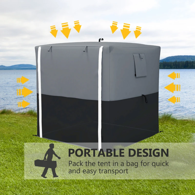 Best 2 x 2m Pop-Up Gazebo, with Accessories - Black - Image 7