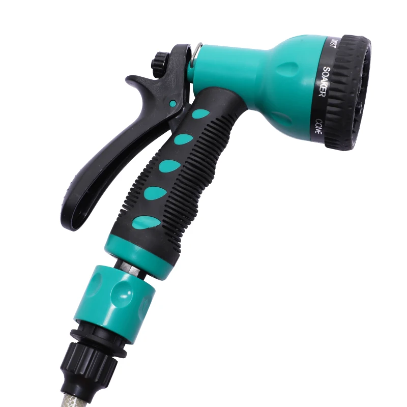 DURHAND 10m Garden Auto Hose Reel Wall Mounted Retractable 7 Patterns Spray Nozzle - Image 7