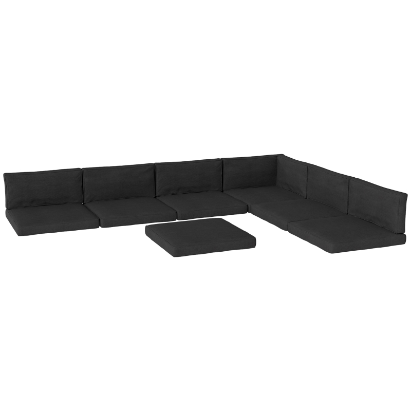 Best Set of 14 Dining Set Cushions - Black - Image 11