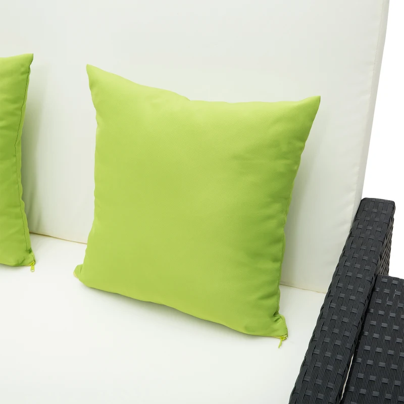 Best Rattan 2-Seater Sofa Sun Lounger Bed-Black - Image 7