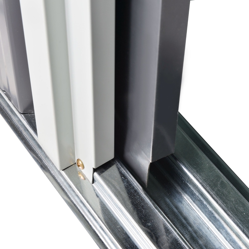 Best 5 x 3ft Garden Storage Shed with Sliding Door and Sloped Roof Outdoor Equipment Tool, Black - Image 9